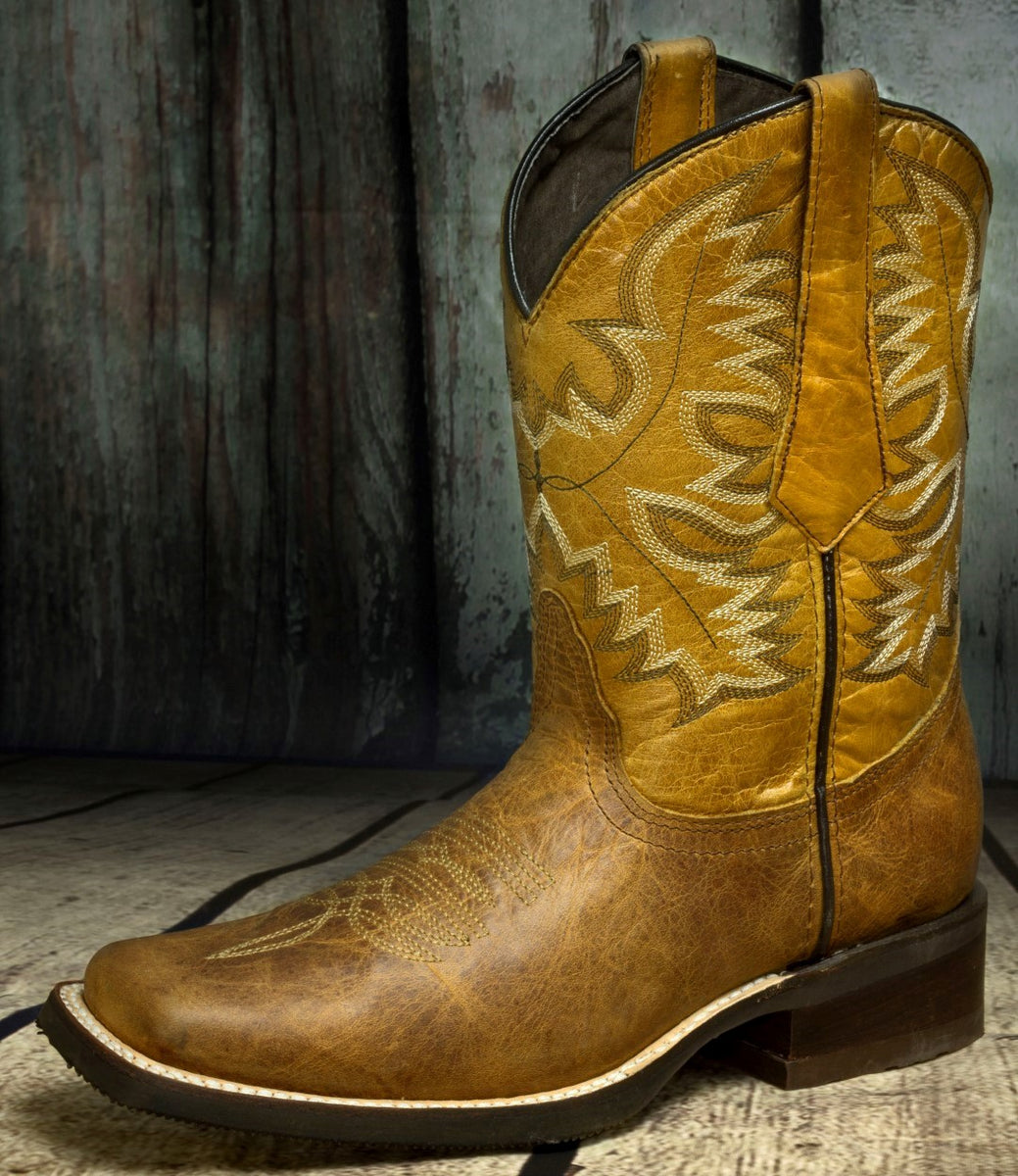 Mens Red Alligator Tail Print Leather Cowboy Boots Square Toe – Cowboy Boot  Pro