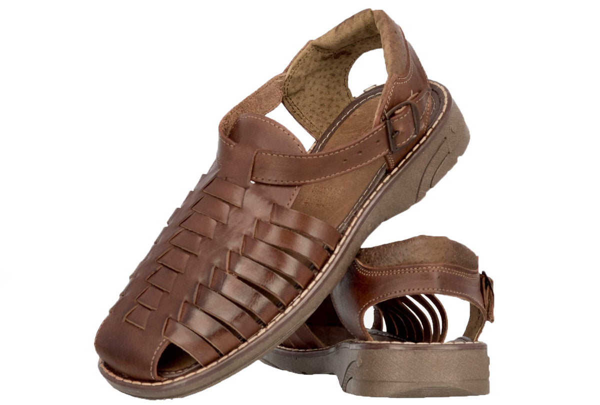 Closed toe mexican sandals online