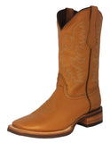 Mens Buttercup Western Wear Leather Cowboy Boots Rodeo - Square Toe