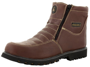 Mens 300TR Burgundy Work Boots Slip Resistant - Soft Toe