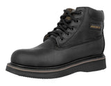 Mens 600RA Black Work Boots Slip Resistant - Soft Toe