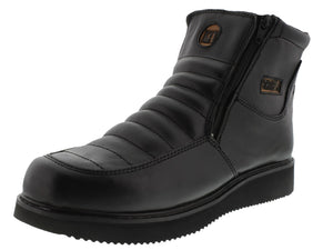 Mens 300RA Black Work Boots Slip Resistant - Soft Toe