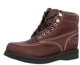 Mens 400RA Burgundy Work Boots Slip Resistant - Soft Toe