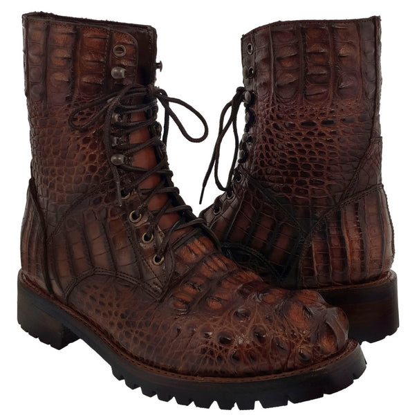 Alligator skin work boots hotsell