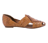 Womens 106F Light Brown Authentic Huaraches Real Leather Sandals