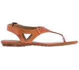 Womens Authentic Huaraches Real Leather Sandals T-Strap Light Brown - #542