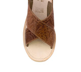 Mens 005 Light Brown Leather  Mexican Huaraches Open Toe