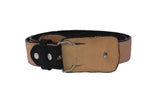 Black #335 Western Cowboy Belt Leather - Removable Buckle