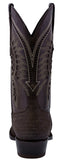 Mens Brown Teju Lizard Print Leather Cowboy Boots Snip Toe