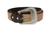 Brown #305 Western Cowboy Belt Leather - Removable Buckle