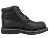 Mens 600RA Black Work Boots Slip Resistant - Soft Toe