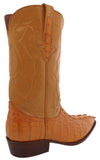 Mango Leather Cowboy Boots Real Crocodile Tail Skin J Toe