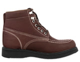 Mens 400RA Burgundy Work Boots Slip Resistant - Soft Toe