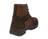 Mens #500 Brown Tactical Work Boots Leather & Fabric - Soft Toe