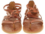 Womens Authentic Huaraches Real Leather Sandals Cognac - #236