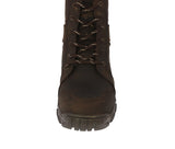 Mens #T500 Brown Tactical Work Boots  Leather - Soft Toe