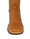 Mens Buttercup Western Wear Leather Cowboy Boots Rodeo - Square Toe