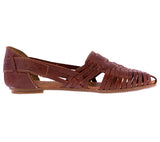 Womens Authentic Huaraches Real Leather Sandals Cognac - #111