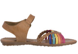 Womens Authentic Huaraches Real Leather Sandals Rainbow - #103